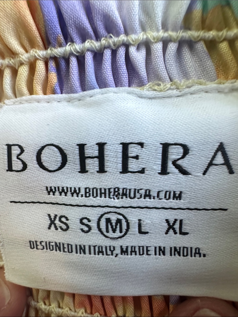 Bohera smocked top boho  dress - Picture 4 of 6